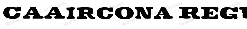 CAAircona Regular字体转换